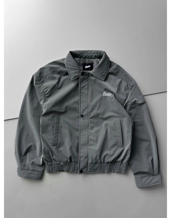 CARBON KUMAŞ STWD CROP CEKET GRİ