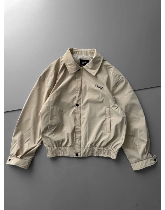 CARBON KUMAŞ STWD CROP CEKET KREM