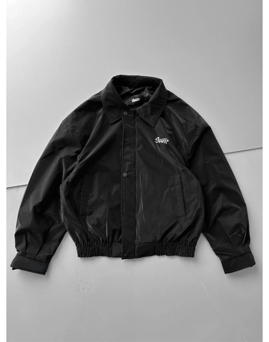 CARBON KUMAŞ STWD CROP CEKET SİYAH