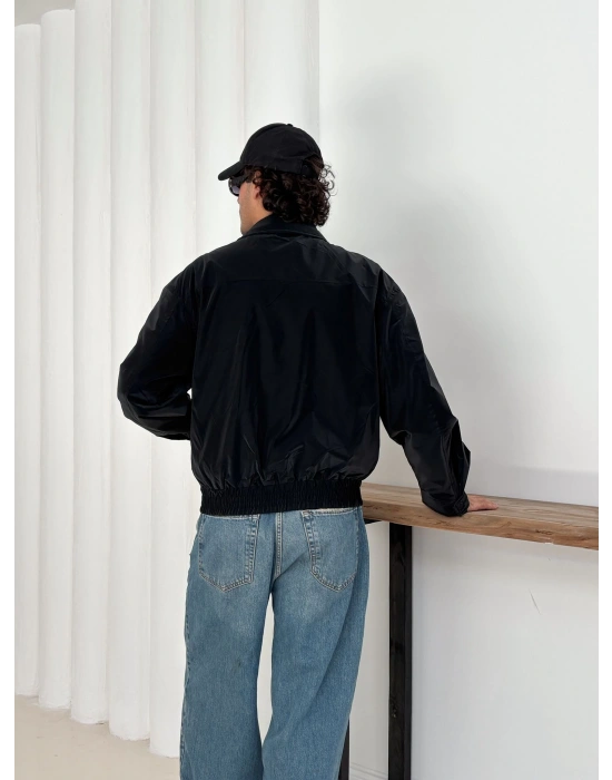 CARBON KUMAŞ STWD CROP CEKET SİYAH