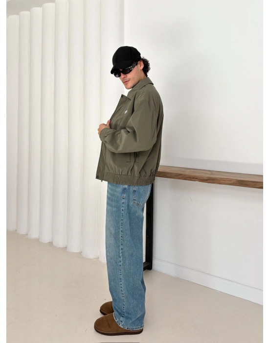 CARBON KUMAŞ STWD CROP CEKET YEŞİL