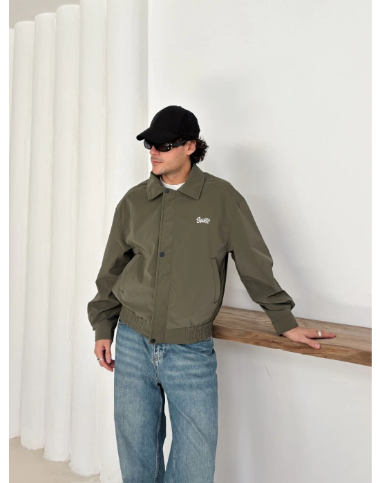 CARBON KUMAŞ STWD CROP CEKET YEŞİL