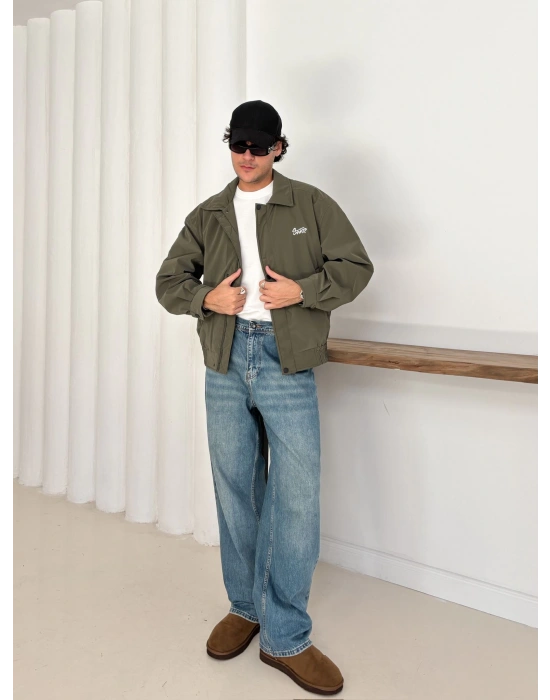 CARBON KUMAŞ STWD CROP CEKET YEŞİL