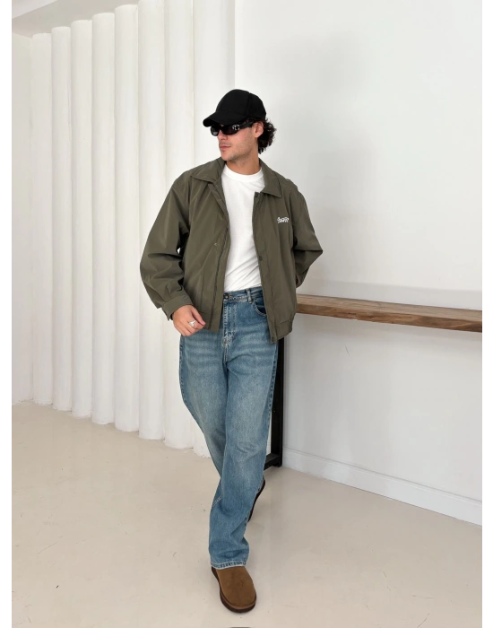 CARBON KUMAŞ STWD CROP CEKET YEŞİL