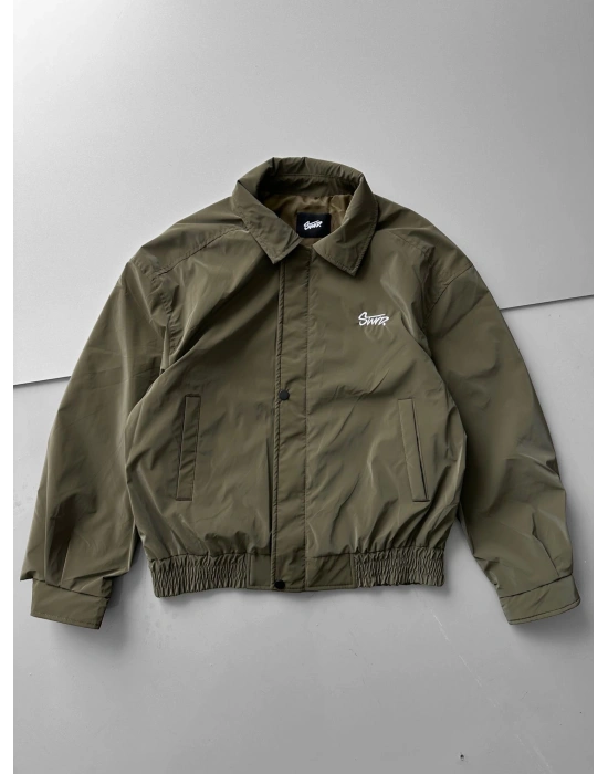 CARBON KUMAŞ STWD CROP CEKET YEŞİL