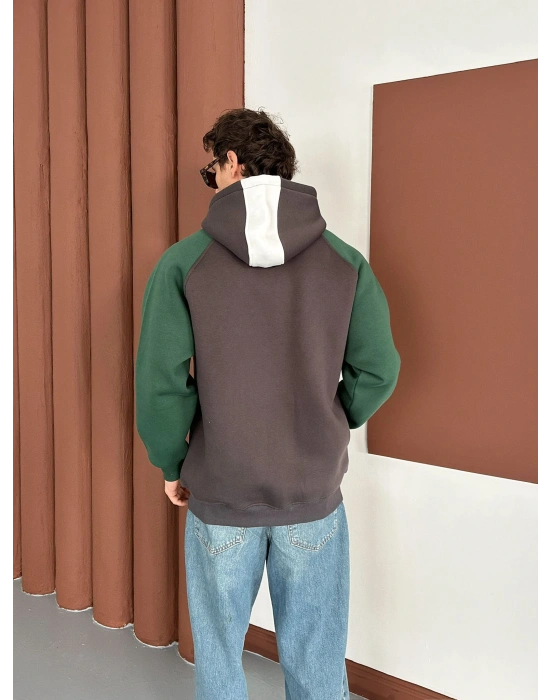 CELTİCS 3 İPLİK PAMUKLU KUMAŞ HIRKA YEŞİL