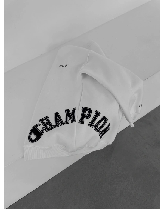 CHMP CLS 3 İPLİK ŞARDONLU SWEAT BEYAZ