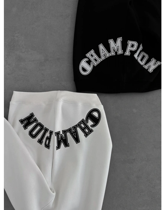 CHMP CLS 3 İPLİK ŞARDONLU SWEAT SİYAH