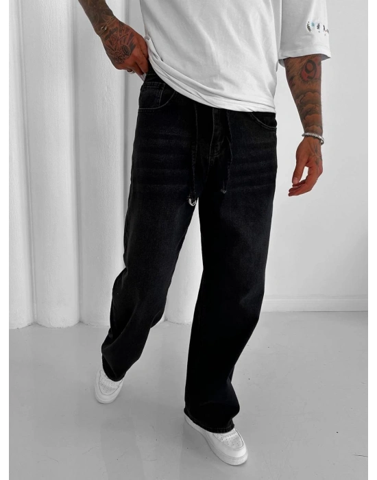 KEMERLİ FULL BAGGY KOT PANTOLON