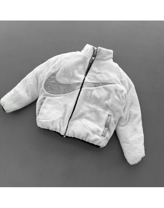 ÇİFT TARAFLI KIŞLIK MONT NKE GRİ