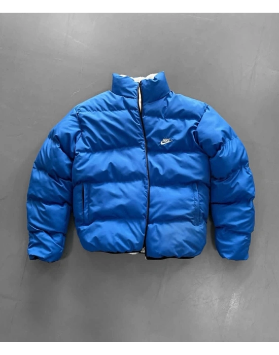 ÇİFT TARAFLI KIŞLIK MONT NKE MAVİ