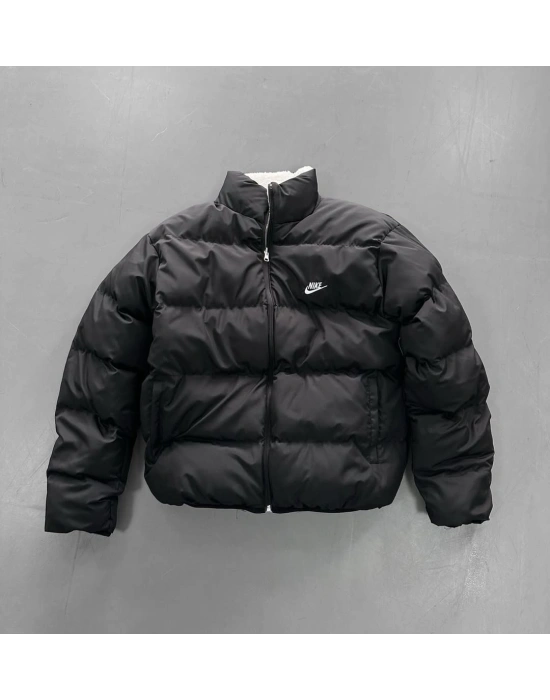 ÇİFT TARAFLI KIŞLIK MONT NKE SİYAH