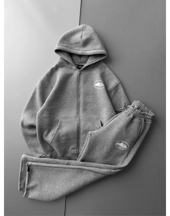 CORTE2 A KALİTE EŞOFMAN TAKIMI GRİ