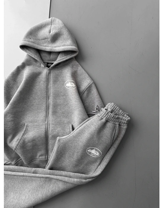 CORTE2 A KALİTE EŞOFMAN TAKIMI GRİ