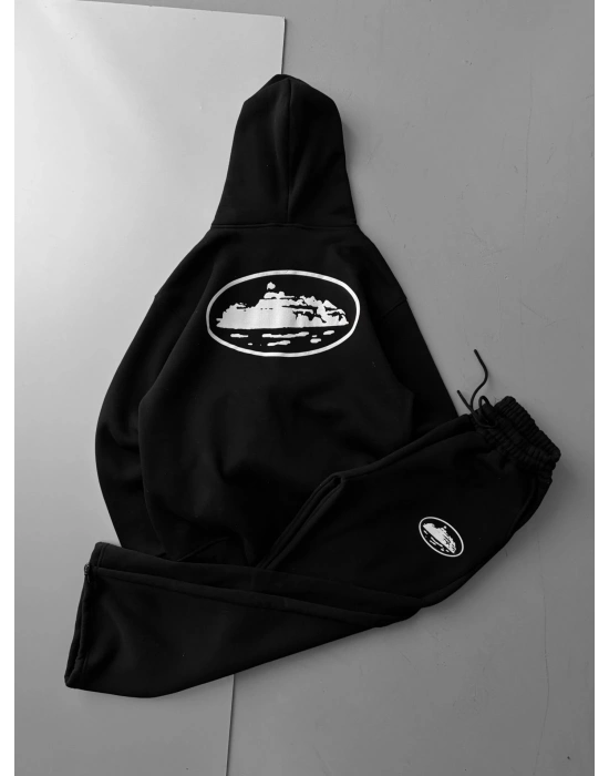 CORTE2 A KALİTE EŞOFMAN TAKIMI SİYAH