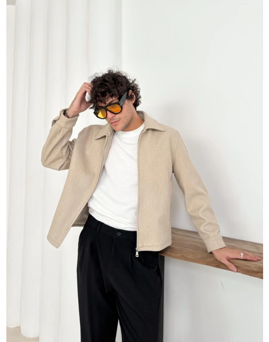 CROP KAŞE MONT KREM