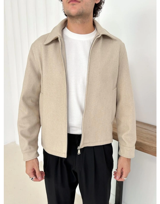 CROP KAŞE MONT KREM