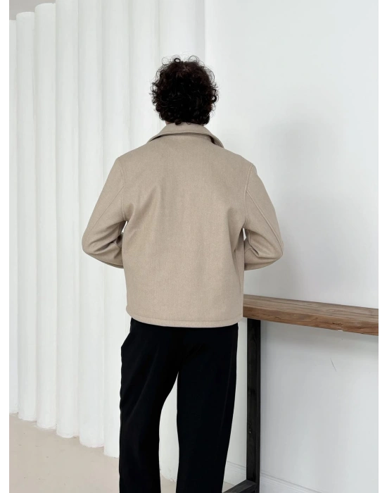 CROP KAŞE MONT KREM