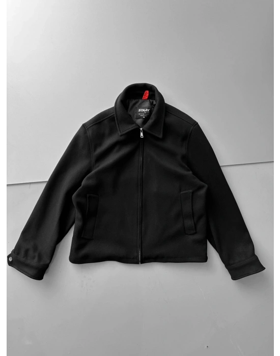 CROP KAŞE MONT SİYAH