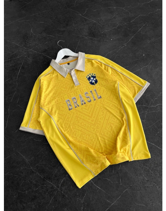 DK BRASİL OVERSİZE POLO YAKA TİŞÖRT