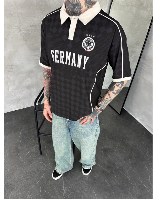 DK GERMANY OVERSİZE POLO YAKA TİŞÖRT