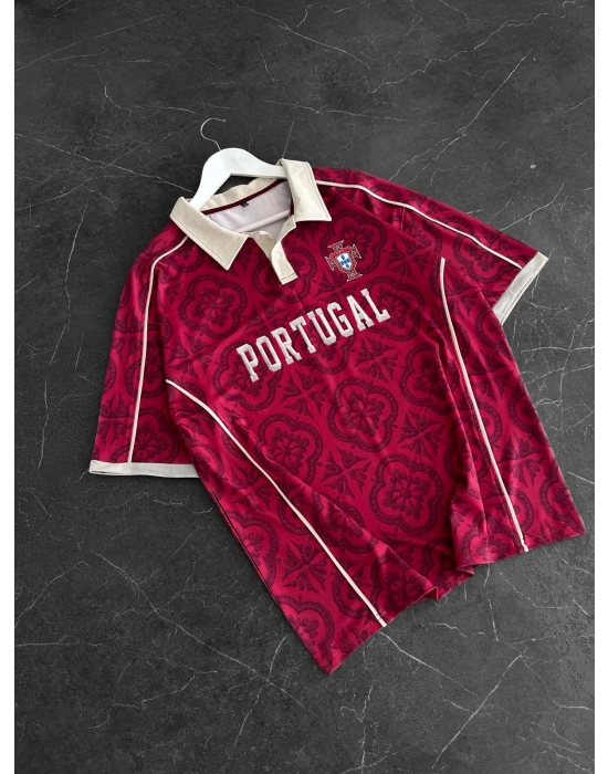 DK PORTUGAL OVERSİZE POLO YAKA TİŞÖRT
