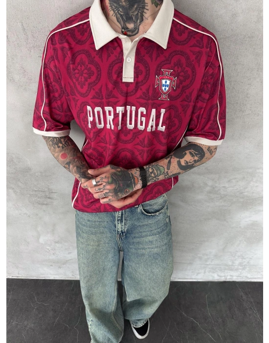 DK PORTUGAL OVERSİZE POLO YAKA TİŞÖRT