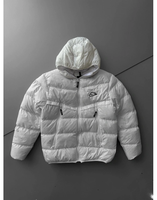 ELYAF DOLUM YAN CEP FULL ŞİŞME MONT BEYAZ