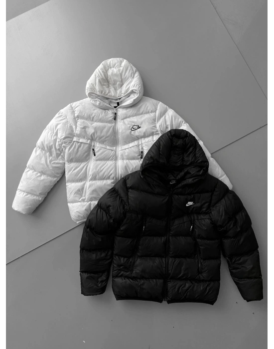 ELYAF DOLUM YAN CEP FULL ŞİŞME MONT BEYAZ