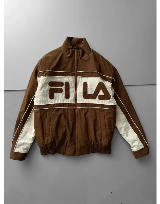 FI LA KIRIŞIK KUMAŞ OVERSİZE MONT KAHVERENGİ