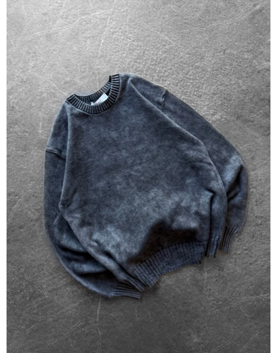 FUL PAMUKLU A+ KALİTE YIKAMALI SWEAT GRİ