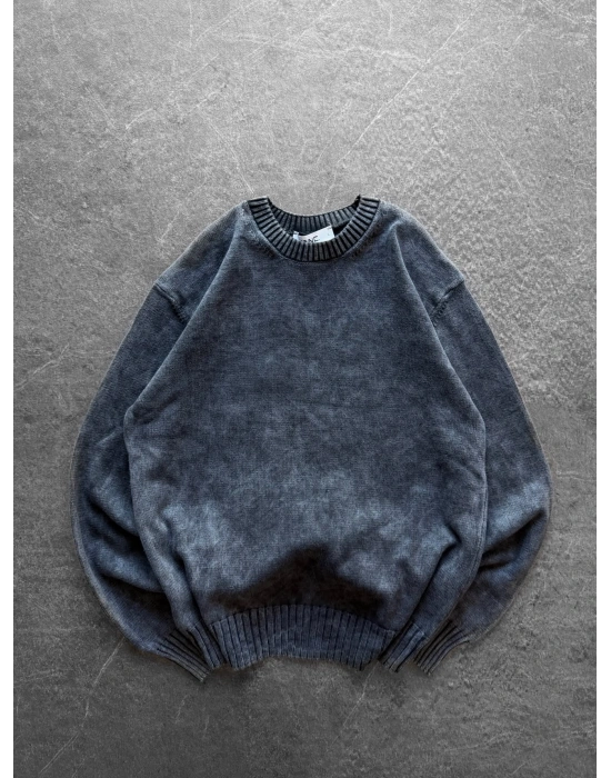 FUL PAMUKLU A+ KALİTE YIKAMALI SWEAT GRİ