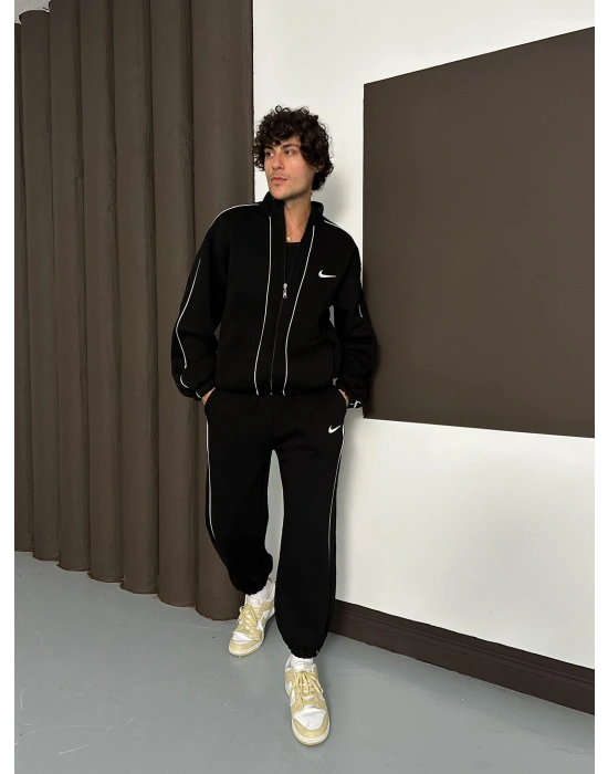 FULL BİYELİ NAKIŞ DETAY OVERSİZE EŞOFMAN TAKIMI