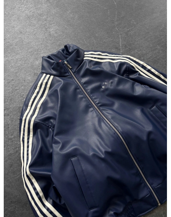 FULL DERİ ADDS EFSANE DOLUM A++ KALİTE DERİ CEKET MAVİ