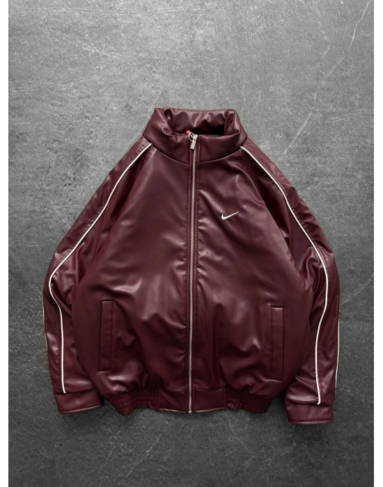 FULL DERİ NK EFSANE DOLUM A++ KALİTE DERİ CEKET BORDO