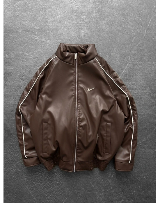 FULL DERİ NK EFSANE DOLUM A++ KALİTE DERİ CEKET KAHVE