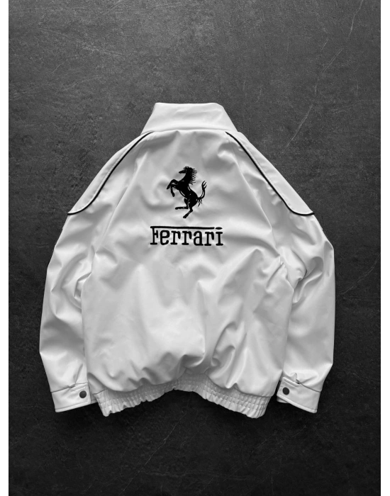 FULL DERİ FRRİ EFSANE DOLUM A++ KALİTE DERİ CEKET BEYAZ