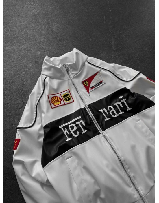 FULL DERİ FRRİ EFSANE DOLUM A++ KALİTE DERİ CEKET BEYAZ