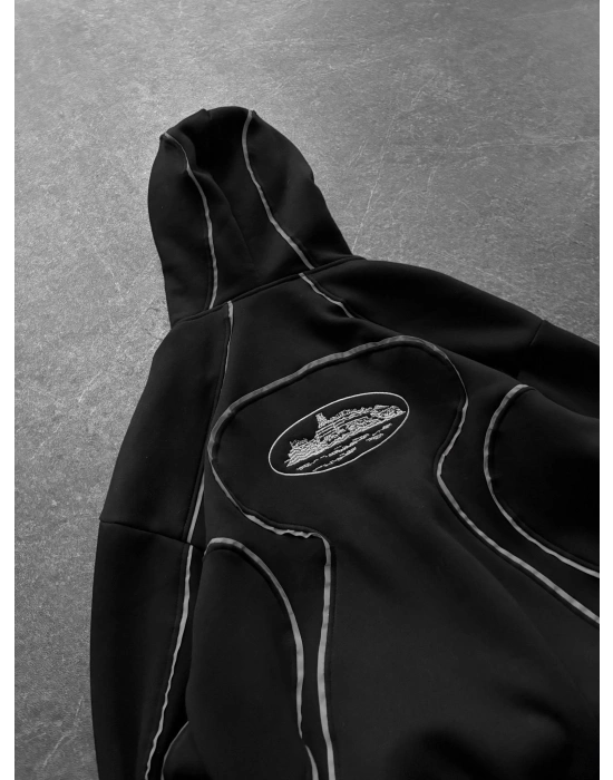 FULL REFLEKTÖR BİYE OVERSİZE HIRKA