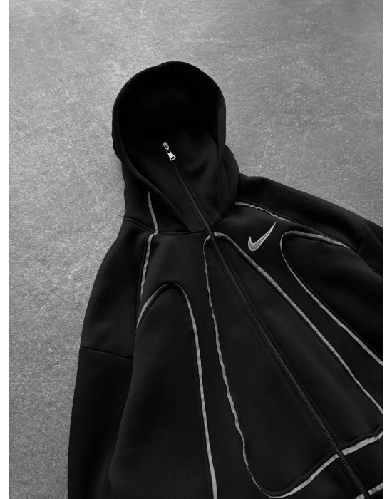 FULL REFLEKTÖR BİYE OVERSİZE HIRKA