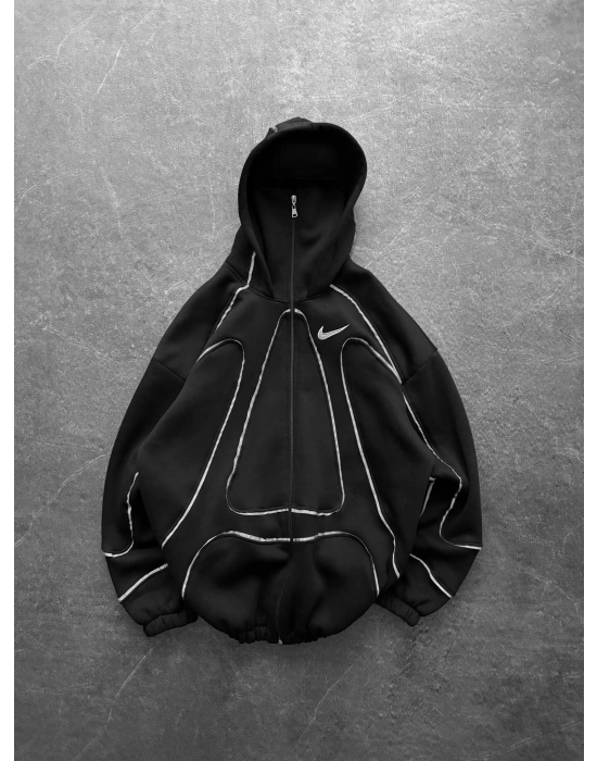 FULL REFLEKTÖR BİYE OVERSİZE HIRKA