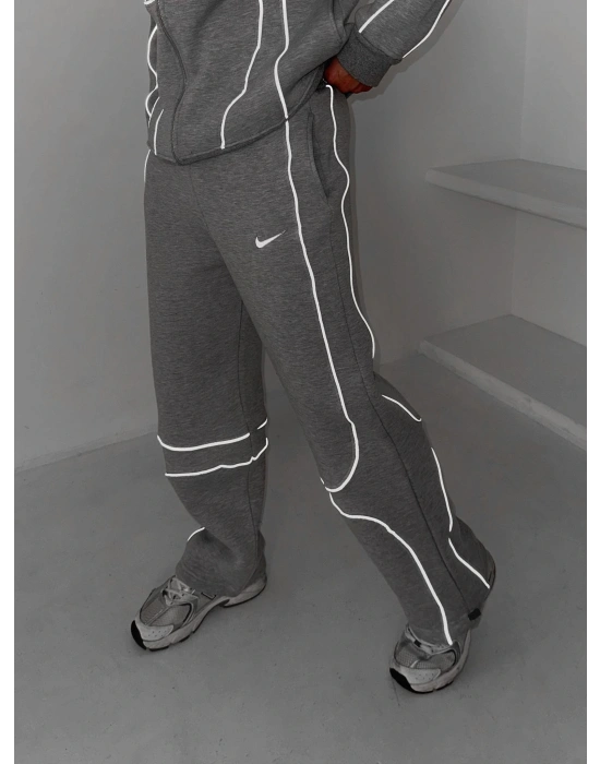 FULL REFLEKTÖR OVERSİZE CP EŞOFMAN TAKIMI GRİ