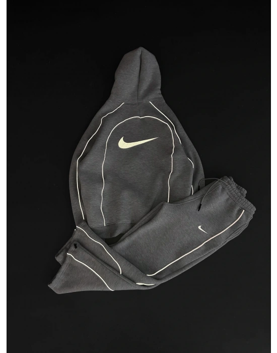 FULL REFLEKTÖR OVERSİZE CP EŞOFMAN TAKIMI GRİ