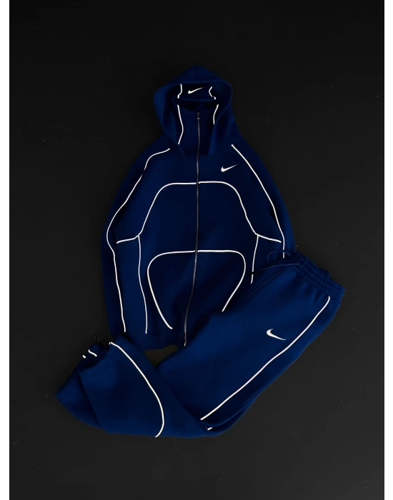 FULL REFLEKTÖR OVERSİZE CP EŞOFMAN TAKIMI MAVİ