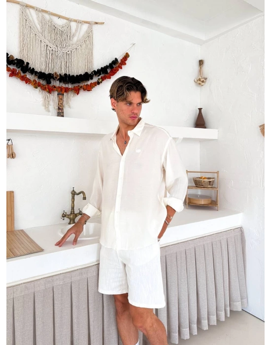 G ARMA MODAL GÖMLEK BEYAZ