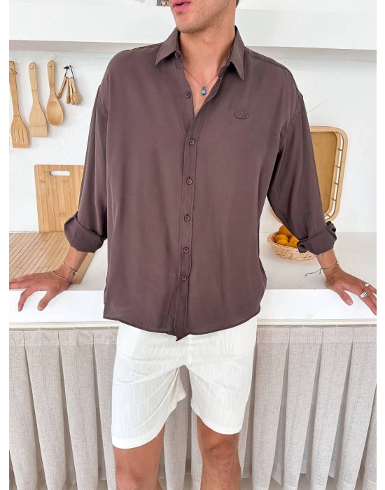 G ARMA MODAL GÖMLEK KAHVE