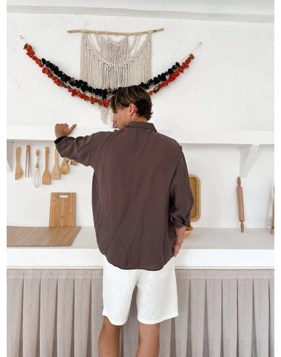 G ARMA MODAL GÖMLEK KAHVE