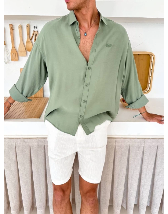 G ARMA MODAL GÖMLEK MİNT YEŞİLİ