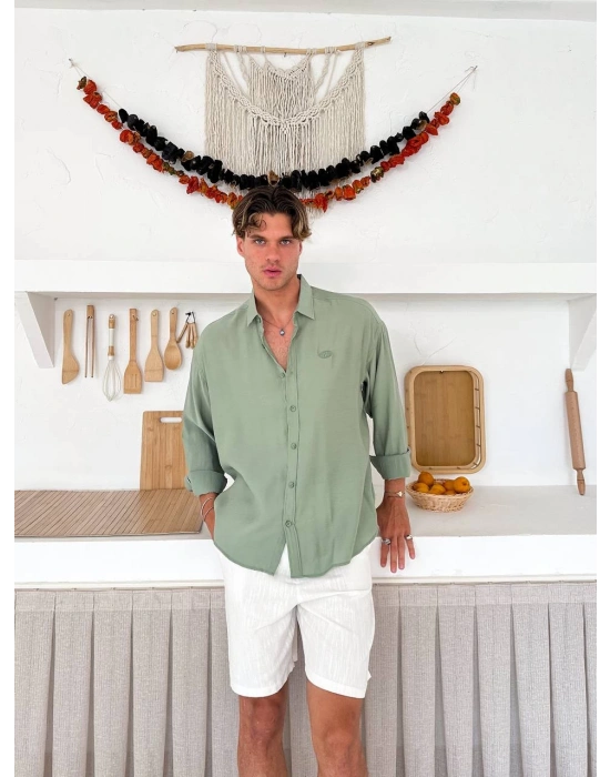 G ARMA MODAL GÖMLEK MİNT YEŞİLİ