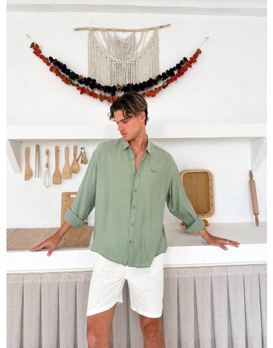 G ARMA MODAL GÖMLEK MİNT YEŞİLİ